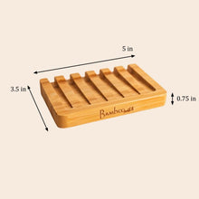 Load image into Gallery viewer, Bamboo Soap Bar Dish | Slated [Online Only]
