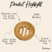 Load image into Gallery viewer, Bamboo Soap Lift | Round [Online Only]
