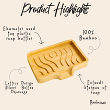 Load image into Gallery viewer, Bamboo Soap Lift | Wavy [Online Only]
