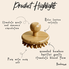 Load image into Gallery viewer, Bamboo Stimulating Scalp Massager [Online Only]
