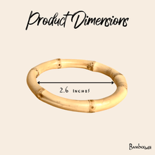 Load image into Gallery viewer, Natural Bamboo Bangle Bracelet [Online Only]
