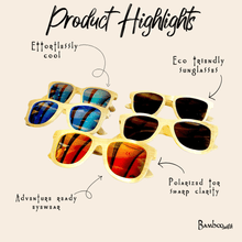 Load image into Gallery viewer, Bamboo Sunglasses - 5 Color Options [Online Only]

