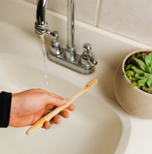 Load image into Gallery viewer, Bamboo Toothbrush | Compostable Bristle [Online Only]
