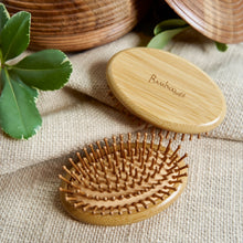 Load image into Gallery viewer, Bamboo Travel Hair Brush [Online Only]
