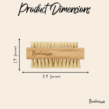 Load image into Gallery viewer, Bamboo Vegan Nail Brush | Sisal Bristles [Online Only]
