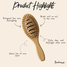 Load image into Gallery viewer, Bamboo Vented Hair Brush [Online Only]
