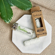 Load image into Gallery viewer, Bamboo White Floss in Glass Container [Online Only]
