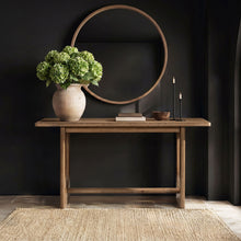 Load image into Gallery viewer, Turnkey Trestle Console Table - Antique Brown [Online Only]
