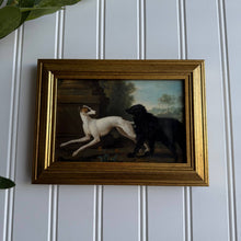 Load image into Gallery viewer, Vintage Style Dogs playing Art Print Framed 4x6
