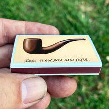 Load image into Gallery viewer, This Is Not a Pipe Magritte Matchbox
