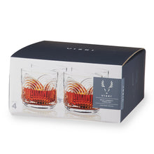 Load image into Gallery viewer, Beau Crystal Lowball Tumblers Set of 4 (Online Only)
