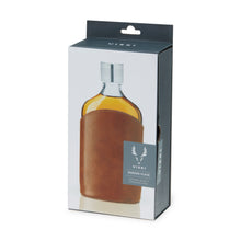 Load image into Gallery viewer, Parker Leather-Wrapped Glass Flask (Online Only)
