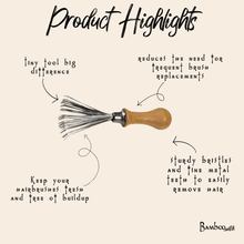Load image into Gallery viewer, Bamboo Hair Brush Cleaning Tool [Online Only]
