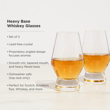 Load image into Gallery viewer, Raye Heavy Base Crystal Whiskey Tasting Glasses Set of 2 (Online Only)
