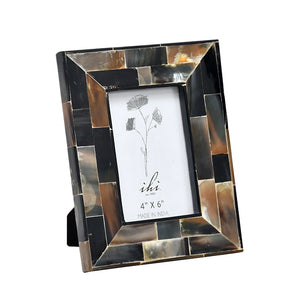 Horn Photo Frame Black 4x6