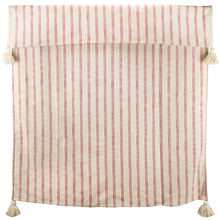 Load image into Gallery viewer, Red Ticking Stripe Throw
