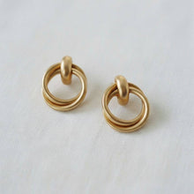Load image into Gallery viewer, Vintage Inspired Geometric Knot Stud Earrings
