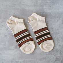 Load image into Gallery viewer, Mens Stripe Ankle Sock
