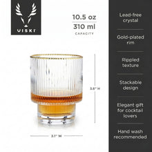 Load image into Gallery viewer, Meridian Crystal Tumblers Set of 2 (Online Only)
