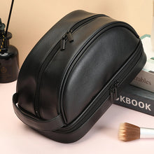 Load image into Gallery viewer, Portable Pu Leather Cosmetic Bag (Various Colors)
