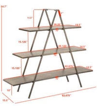 Load image into Gallery viewer, 3 Tier A-Frame Display Shelf
