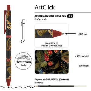 Botanical Artclick Ballpoint Pen (3 styles)