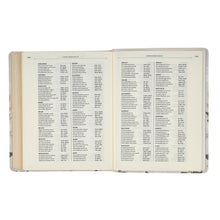 Load image into Gallery viewer, KJV Note-Taking Bible Faux Leather Floral Printed Psalm 91:4
