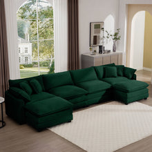 Load image into Gallery viewer, Modern Oversized Modular Cushion Sofa With Ottoman [Online Only]
