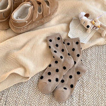 Load image into Gallery viewer, Color Block Thicken Polka Dot Socks (Various Colors)
