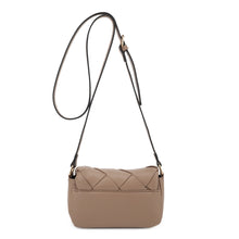Load image into Gallery viewer, Emily Mini Woven Flap Crossbody Bag
