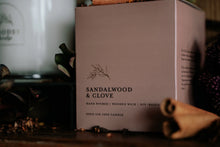 Load image into Gallery viewer, Sandalwood &amp; Cloves Gold Lid Candle w/Boutique Box

