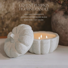 Load image into Gallery viewer, Cashmere and Vanilla Soy Candle - Cement Pumpkin Jar - 13.5 oz [Online Only]
