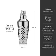 Load image into Gallery viewer, Irving Stainless Steel Faceted Cocktail Shaker (Online Only)
