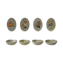 Load image into Gallery viewer, Hand-Painted Stoneware Dish with Animal/Pumpkins (4 Styles)
