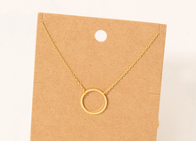Load image into Gallery viewer, Circle Cutout Pendant Necklace
