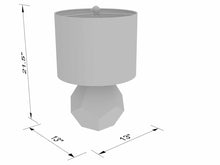 Load image into Gallery viewer, Coleford Gold Geometric Table Lamp [Online Only]
