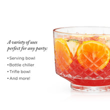Load image into Gallery viewer, Admiral Crystal Punch Bowl (Online Only)
