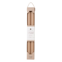 Load image into Gallery viewer, 12" Taper Candles Set of 2 | Tan
