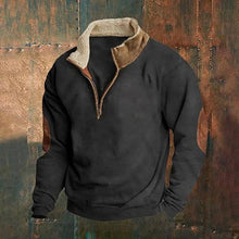 Load image into Gallery viewer, Men's Long Sleeve Embroidered Half Zip Hoodie (Various Colors/Sizes)
