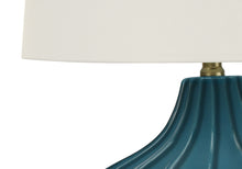 Load image into Gallery viewer, Teal Blue Ceramic Table Lamp [Online Only]
