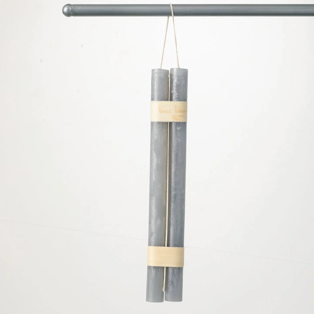 Dove Gray Hanging Taper Set of 2