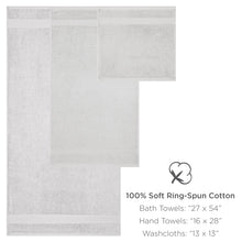 Load image into Gallery viewer, 100% Cotton 6-Piece Bath Towel Set (4 colors)
