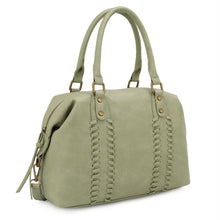 Load image into Gallery viewer, Bridget Casual Duffle Bag, Soft Distressed Vegan Leather (Various Colors)
