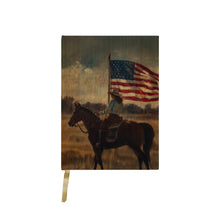 Load image into Gallery viewer, Vintage Woman Rider With Flag Journal
