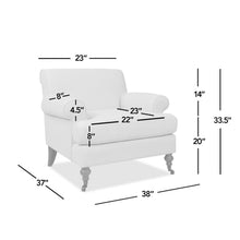 Load image into Gallery viewer, Alana Lawson Accent Arm Chair w/Casters [Online Only]
