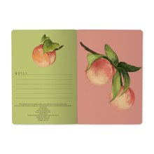 Load image into Gallery viewer, Peaches on the Tree A5 Notebook
