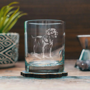 Labrador Retriever Dog Breed Old Fashioned Glass 12 oz.