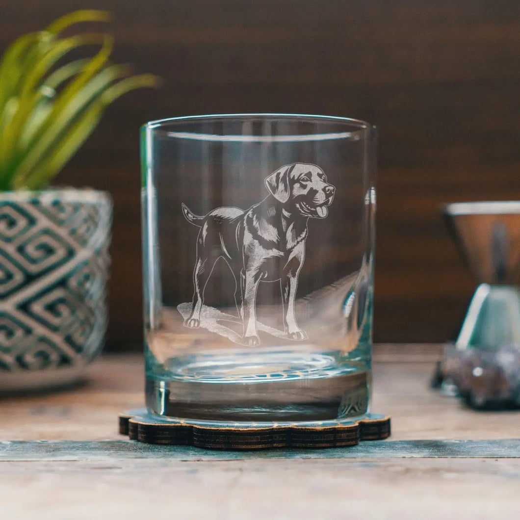 Labrador Retriever Dog Breed Old Fashioned Glass 12 oz.