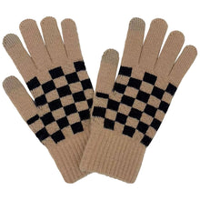 Load image into Gallery viewer, Checkerboard Patterned Gloves
