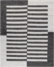 Load image into Gallery viewer, Soren Black &amp; White Jute Area Rug [Online Only]
